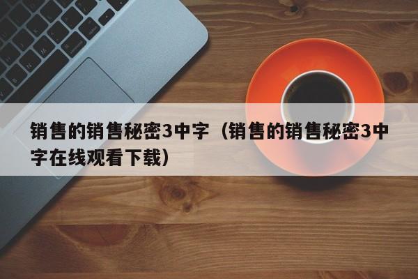 销售的销售秘密3中字(销售的销售秘密3中字在线观看下载)