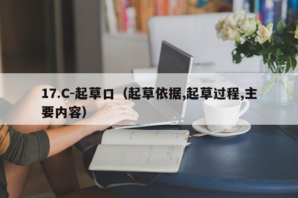 17.C-起草口（起草依据,起草过程,主要内容）