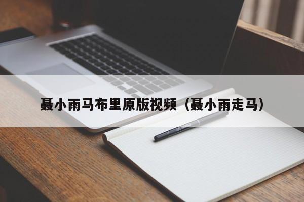 聂小雨马布里原版视频（聂小雨走马）