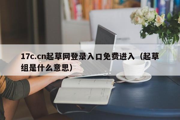 17c.cn起草网登录入口免费进入（起草组是什么意思）