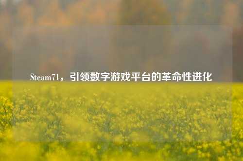Steam71，引领数字游戏平台的革命性进化