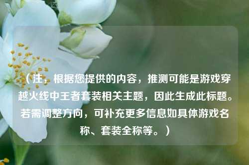 （注，根据您提供的内容，推测可能是游戏穿越火线中王者套装相关主题，因此生成此标题。若需调整方向，可补充更多信息如具体游戏名称、套装全称等。）