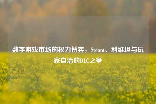 数字游戏市场的权力博弈，Steam、利维坦与玩家自治的DLC之争