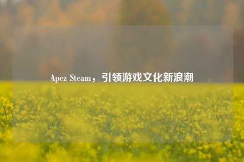 Apez Steam,引领游戏文化新浪潮