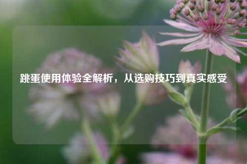 跳蛋使用体验全解析，从选购技巧到真实感受