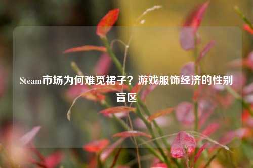 Steam市场为何难觅裙子？游戏服饰经济的性别盲区