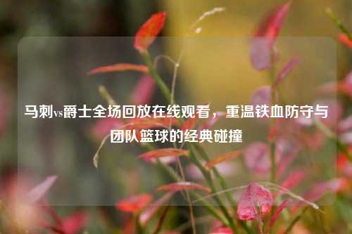 马刺vs爵士全场回放在线观看,重温铁血防守与团队篮球的经典碰撞