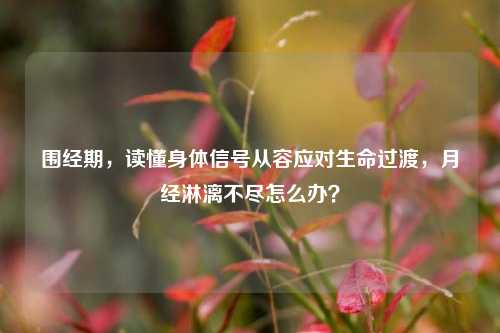 围经期,读懂身体信号从容应对生命过渡,月经淋漓不尽怎么办?