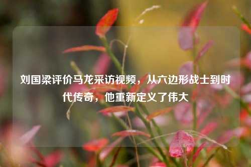 刘国梁评价马龙采访视频，从六边形战士到时代传奇，他重新定义了伟大