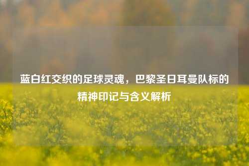 蓝白红交织的足球灵魂,巴黎圣日耳曼队标的精神印记与含义解析