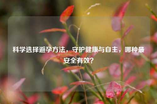 科学选择避孕 *** ,守护健康与自主,哪种最安全有效?
