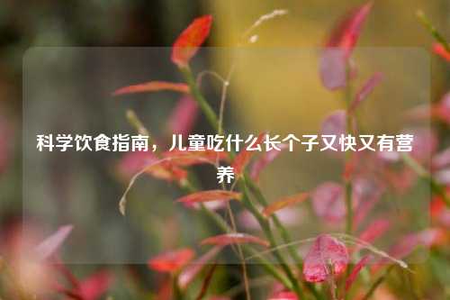 科学饮食指南,儿童吃什么长个子又快又有营养