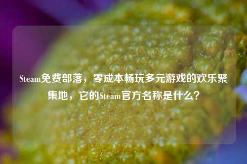 Steam免费部落，零成本畅玩多元游戏的欢乐聚集地，它的Steam官方名称是什么？