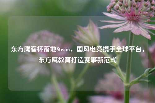 东方鹰客杯落地Steam,国风电竞携手全球平台,东方鹰教育打造赛事新范式