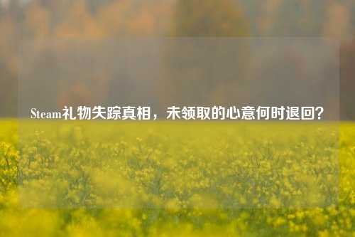 Steam礼物失踪真相，未领取的心意何时退回？