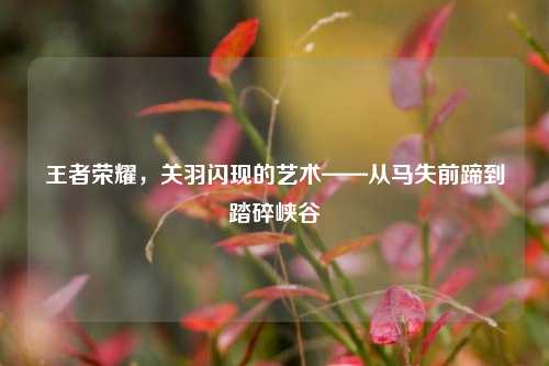 王者荣耀,关羽闪现的艺术——从马失前蹄到踏碎峡谷
