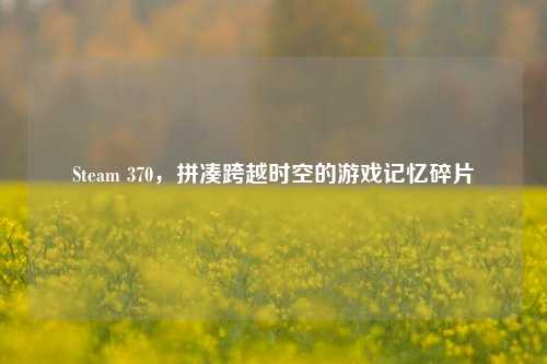 Steam 370,拼凑跨越时空的游戏记忆碎片